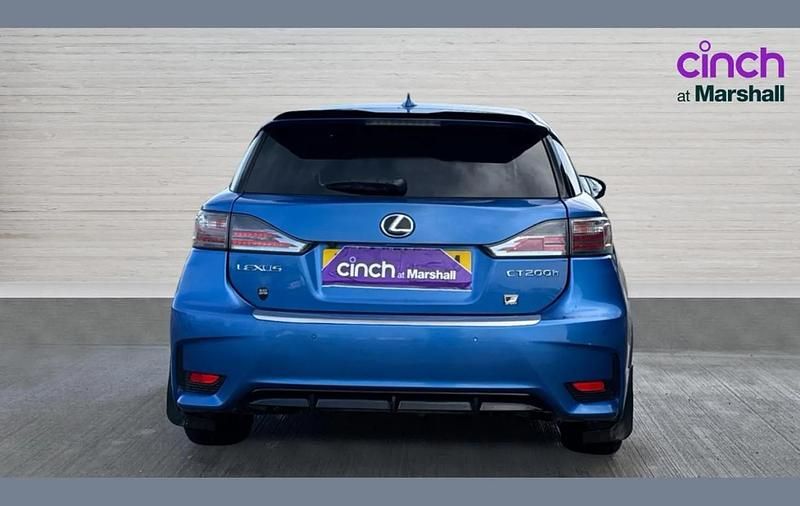 Used Lexus CT200h Sport Line 134 HP (98 kW) 2017 Blue Hatchback