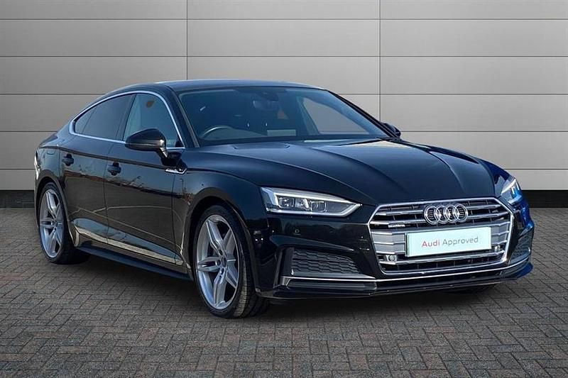 Used Audi A5 S-Line 190 HP (139 kW) 2019 Mythos black Coupe