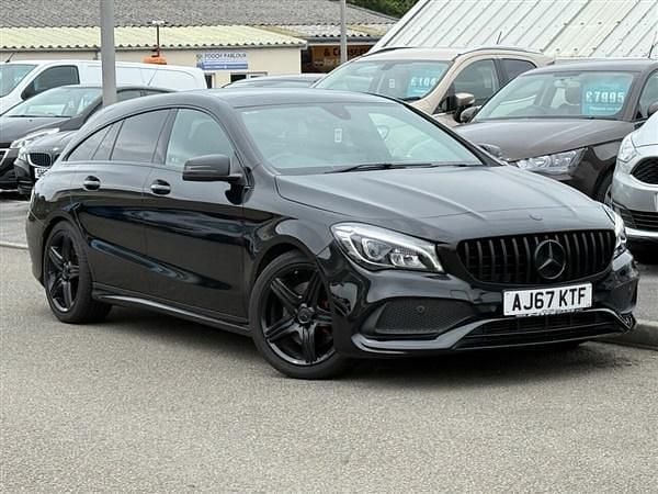 Black Used 2018 Mercedes CLA250 Shooting Brake AMG Estate | £17,995 - Image 1/4
