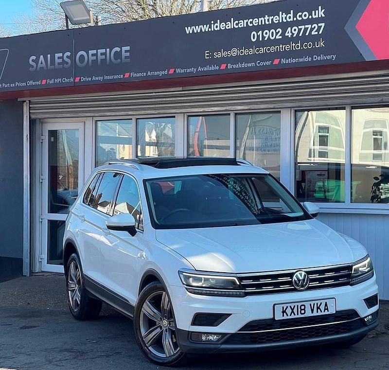 Used VW Tiguan SEL 150 HP (110 kW) 2018 White SUV