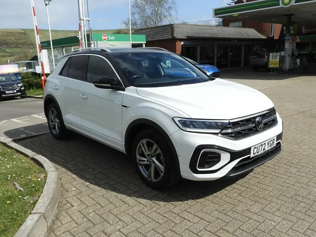 Used VW T-Roc R-line 150 HP (110 kW) 2022 White SUV