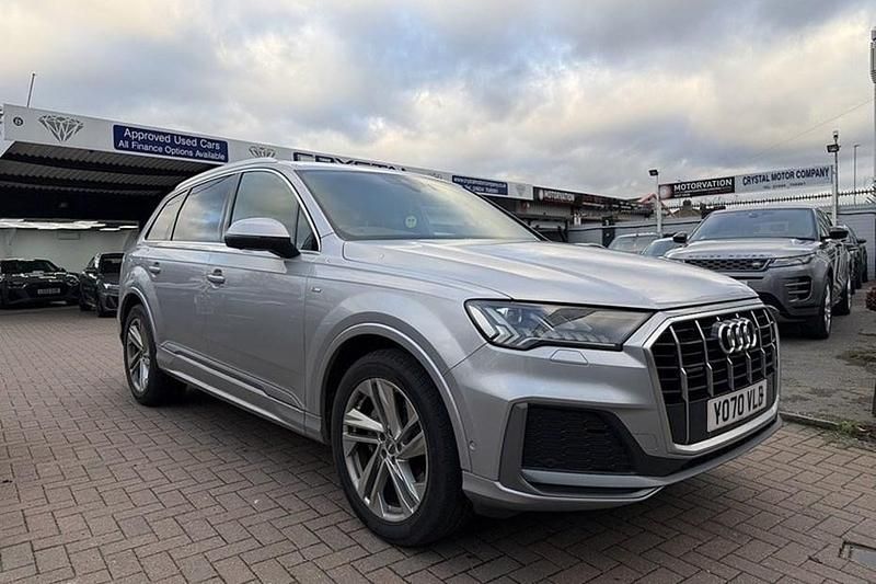 Silver Used 2020 Audi Q7 S-Line SUV | £31,995 (Fair price) - Image 1/1