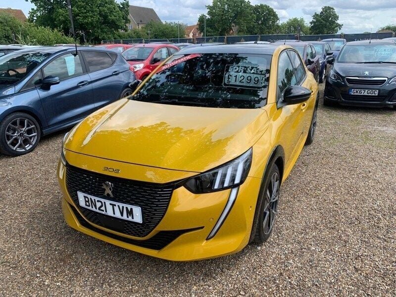Yellow Used 2021 Peugeot 208 GTi Hatchback | £12,995 (Good price) - Image 1/4