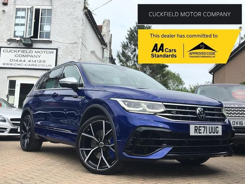 Blue Used 2021 VW Tiguan R SUV | £29,990 (Good price) - Image 1/4