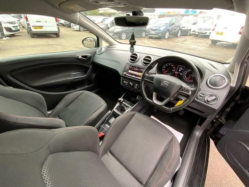 Used Seat Ibiza FR Sport 90 HP (66 kW) 2016 Black Coupe