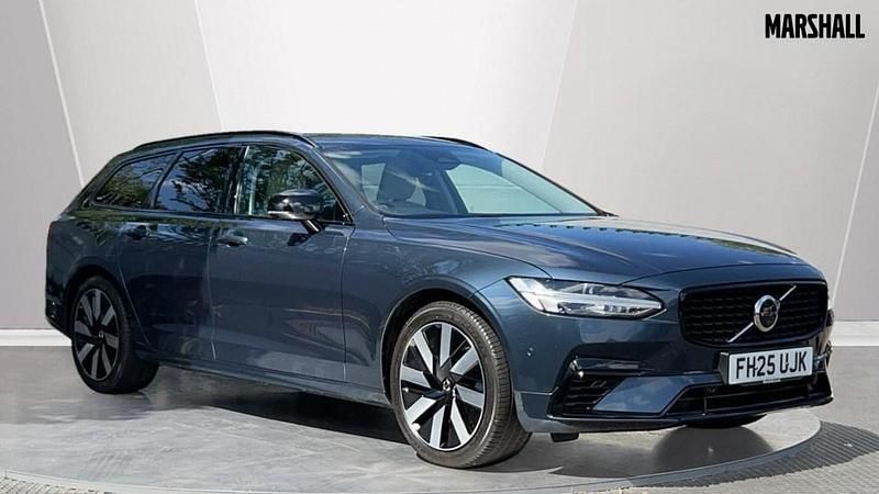 Metallic denim blue Used 2025 Volvo V90 Plus Estate | £47,594 - Image 1/4