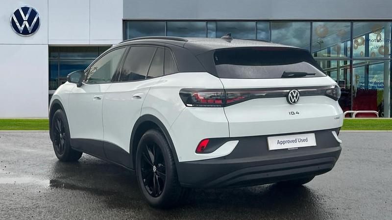 New VW ID.4 Black Edition 210 kW (286 HP) 2025 Glacier white metallic black SUV