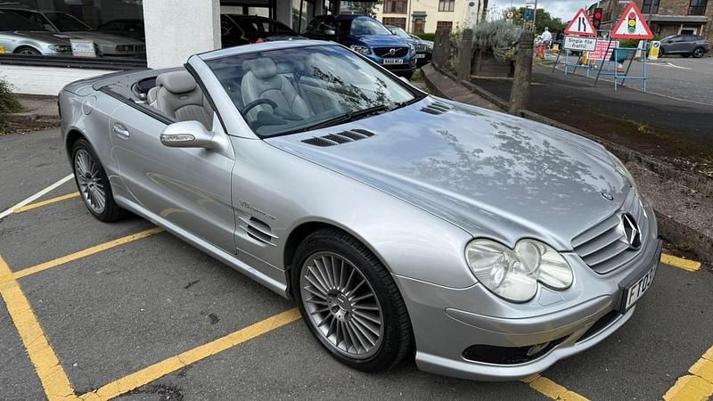 Used Mercedes SL55 AMG AMG 2003 Silver Cabriolet