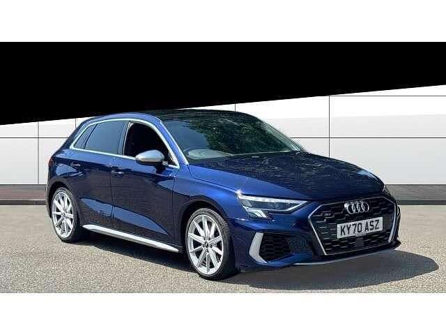 Blue Used 2021 Audi S3 Comfort Hatchback | £28,995 (Fair price) - Image 1/4