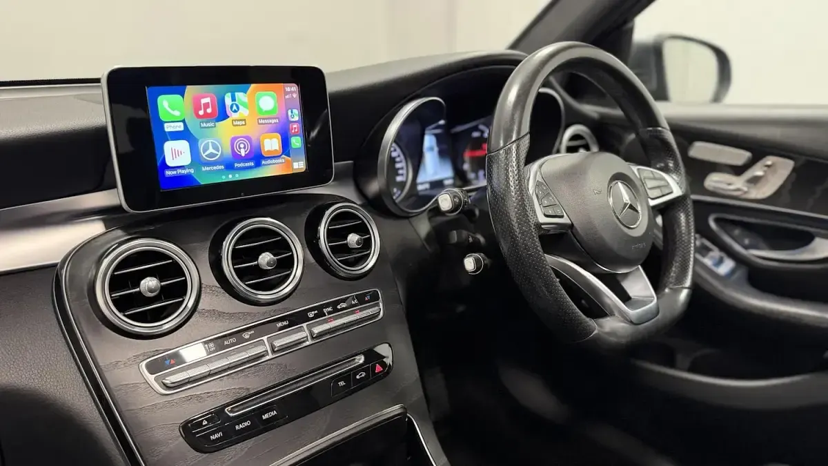 Used Mercedes GLC220 AMG Line Premium 170 HP (125 kW) 2018 Grey SUV