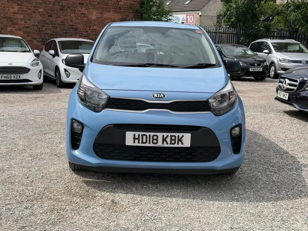 Used Kia Picanto 66 HP (48 kW) 2018 Blue Hatchback