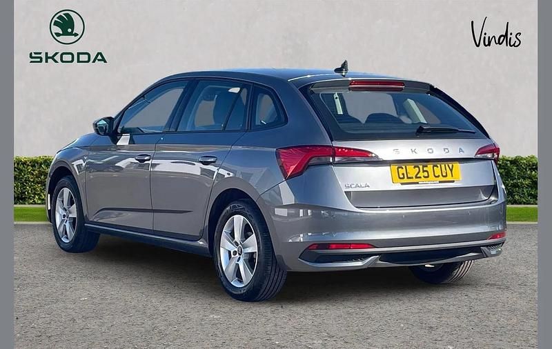 Used Skoda Scala SE 115 HP (84 kW) 2025 Graphite grey metallic Hatchback