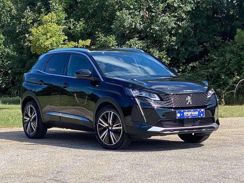 Black Used 2022 Peugeot 3008 Premium SUV | £24,766 (Expensive) - Image 1/4