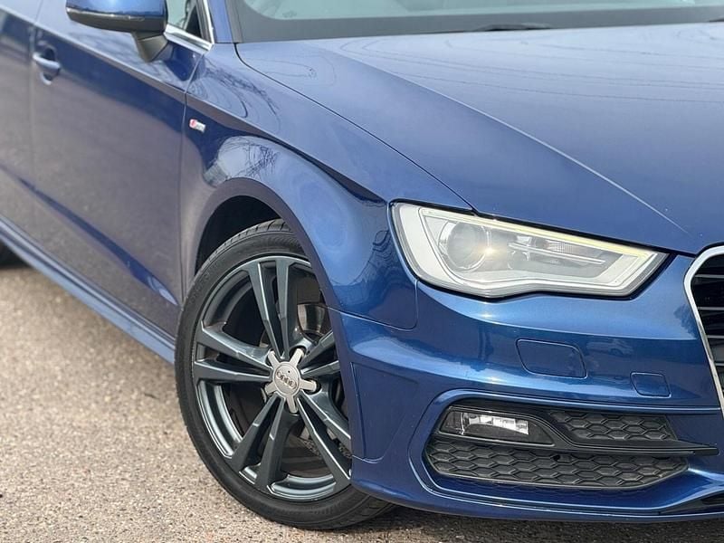 Used Audi A3 S-Line 105 HP (77 kW) 2013 Blue Hatchback