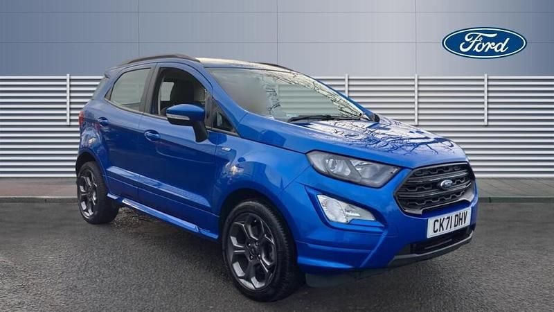 Blue Used 2021 Ford Ecosport ST-Line SUV | £11,874 (Fair price) - Image 1/3