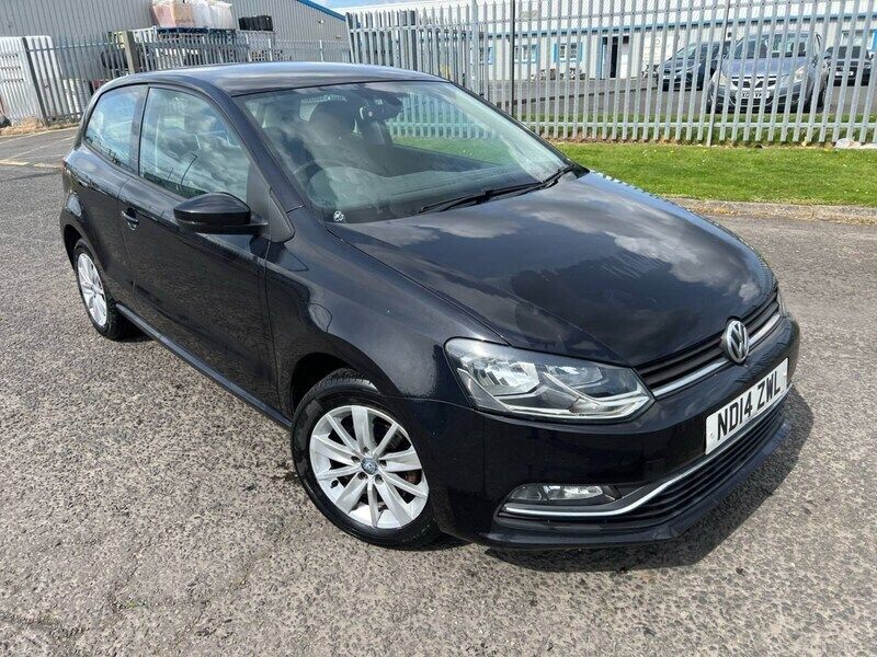 Black Used 2014 VW Polo SE Hatchback | £3,395 (Good price) - Image 1/4