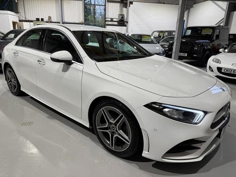 White Used 2019 Mercedes A180 AMG Line Premium Sedan | £16,250 (Fair price) - Image 1/4
