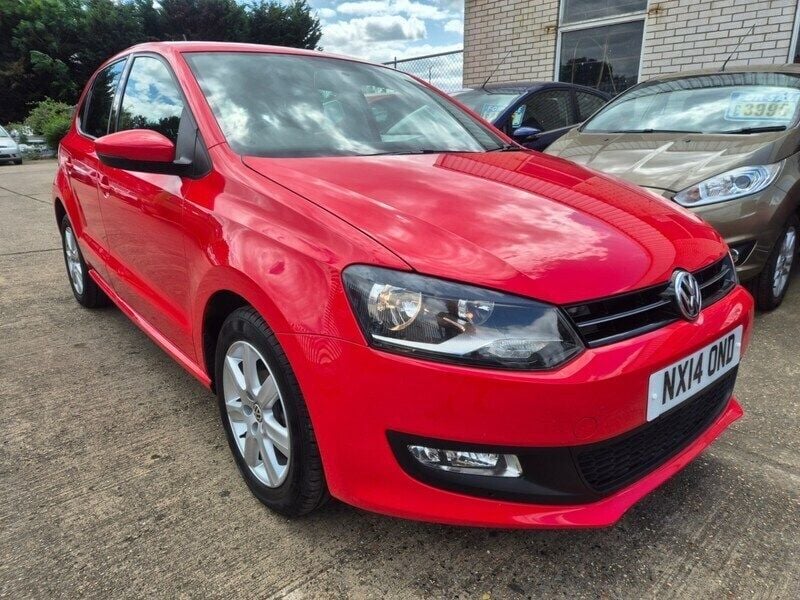 Red Used 2014 VW Polo Edition Hatchback | £5,995 (Good price) - Image 1/4