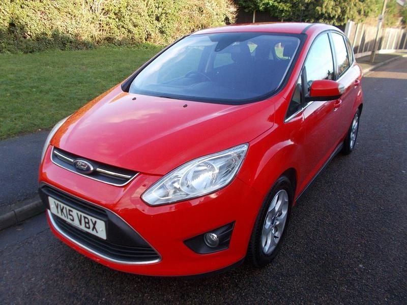 Red Used 2015 Ford C-MAX Zetec MPV | £3,290 (Fair price) - Image 1/4