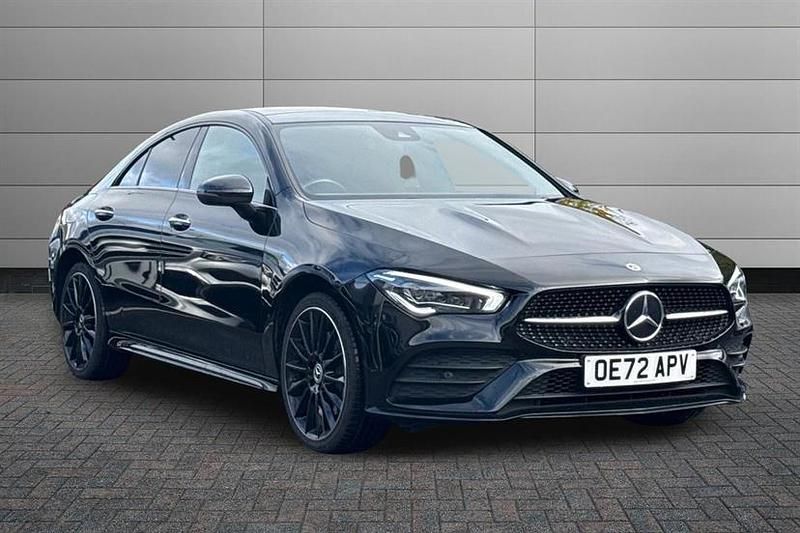 Black Used 2022 Mercedes CLA250e AMG Line Premium Plus Sedan | £26,500 (Fair price) - Image 1/4