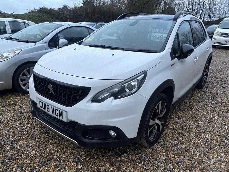 White Used 2018 Peugeot 2008 GT-line SUV | £6,995 (A bit pricey) - Image 1/4