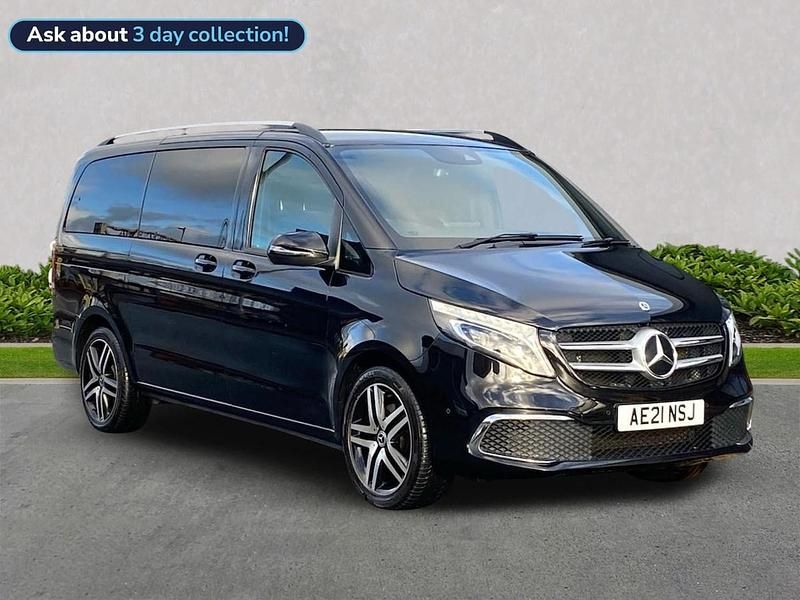 Black Used 2021 Mercedes V220 MPV | £43,405 (Good price) - Image 1/4