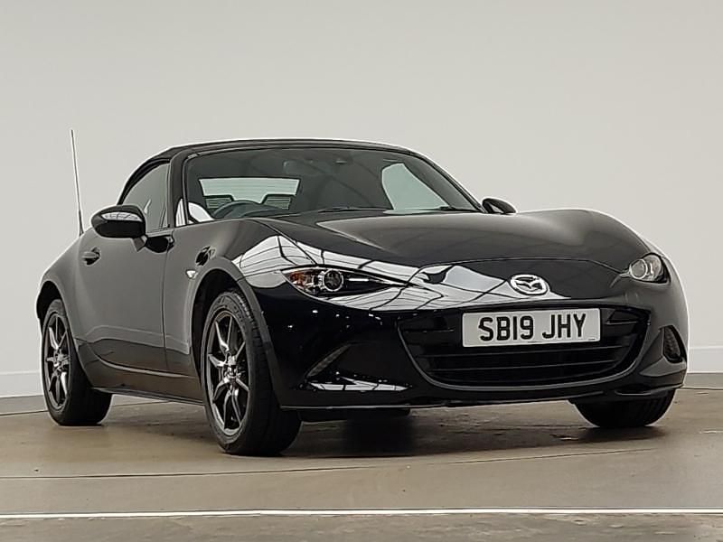 Black Used 2019 Mazda MX5 Inclusive Cabriolet | £15,998 (Fair price) - Image 1/4