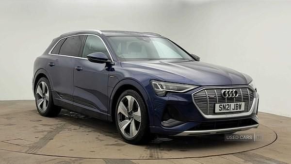 Blue Used 2021 Audi e-tron S-Line SUV | £19,985 (Fair price) - Image 1/4