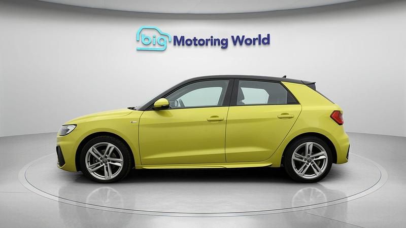 Used Audi A1 Sportback S-Line 150 HP (110 kW) 2019 Yellow Hatchback