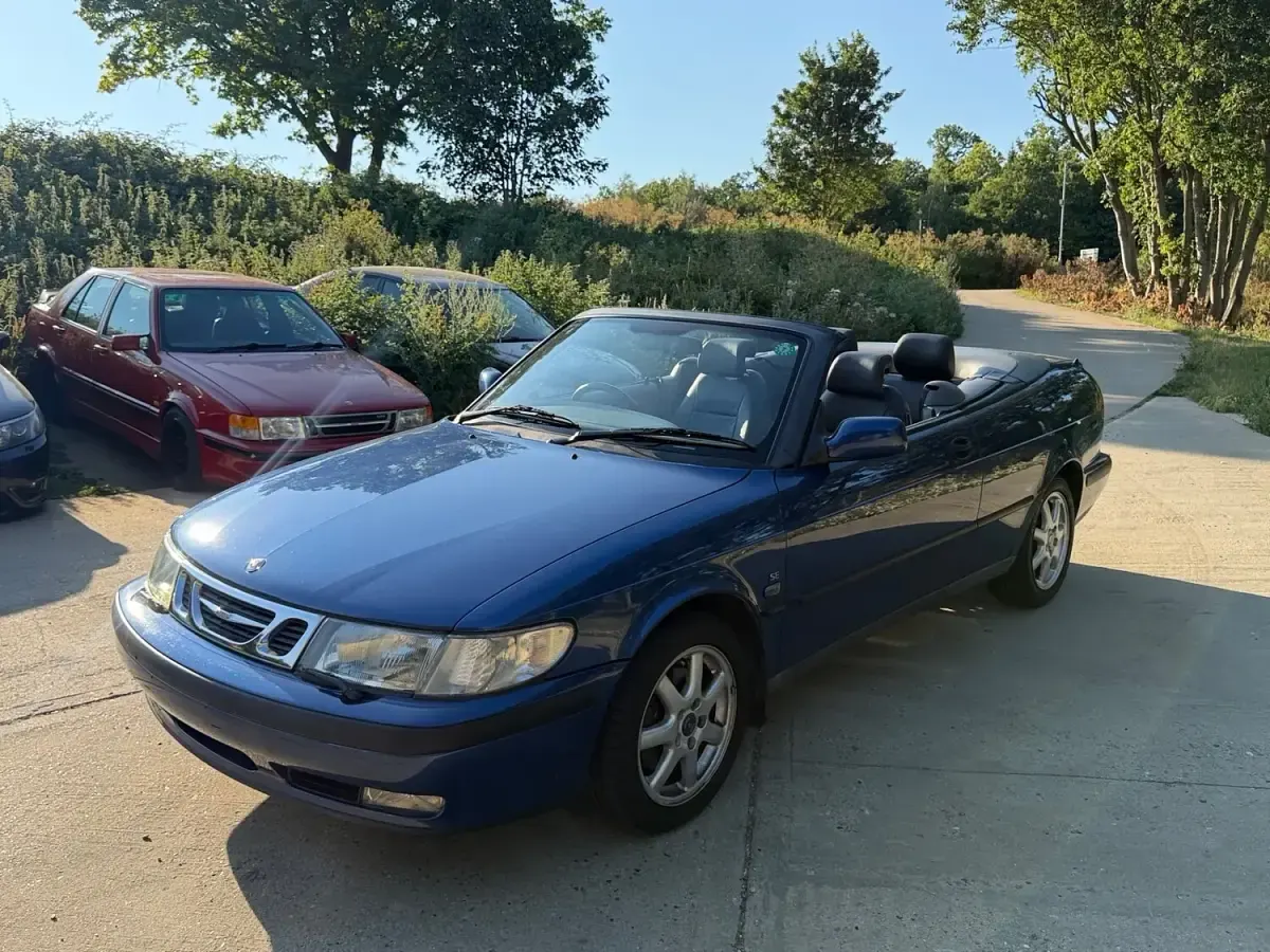 Used Saab 9-3 2000 Blue Cabriolet