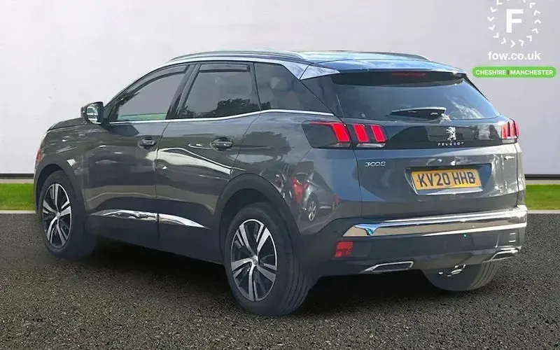 Used Peugeot 3008 GT-line 131 HP (96 kW) 2020 Grey SUV