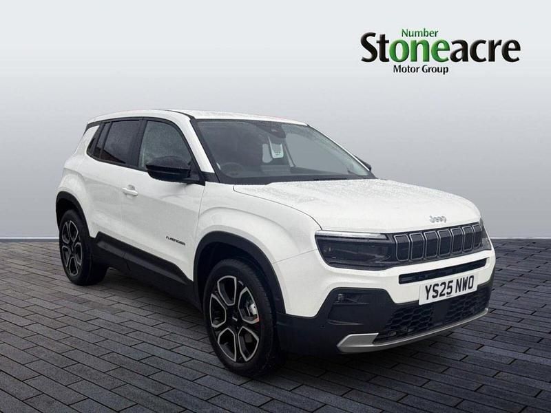 White New 2025 Jeep Avenger Summit SUV | £24,995 - Image 1/4