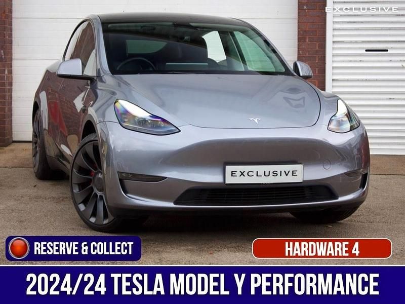 Grey Used 2024 Tesla Model Y Performance SUV | £37,950 (Expensive) - Image 1/4