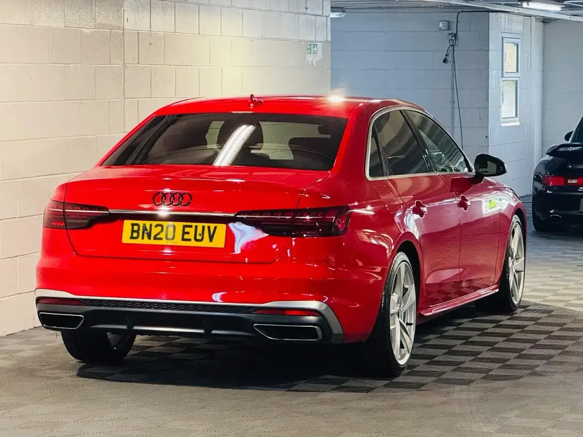 Used Audi A4 S-Line 2020 Red Sedan