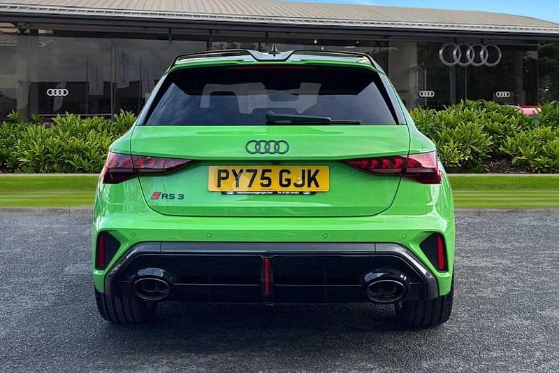 Used Audi RS3 Sportback Performance 400 HP (294 kW) 2026 Green Hatchback