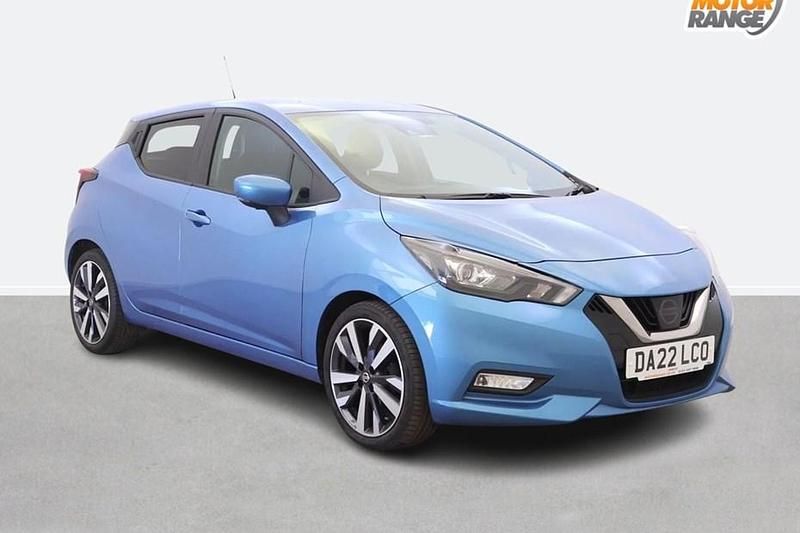 Blue Used 2022 Nissan Micra Tekna Hatchback | £12,395 - Image 1/1