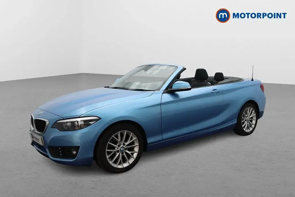 Used BMW 218 136 HP (100 kW) 2019 Blue Cabriolet