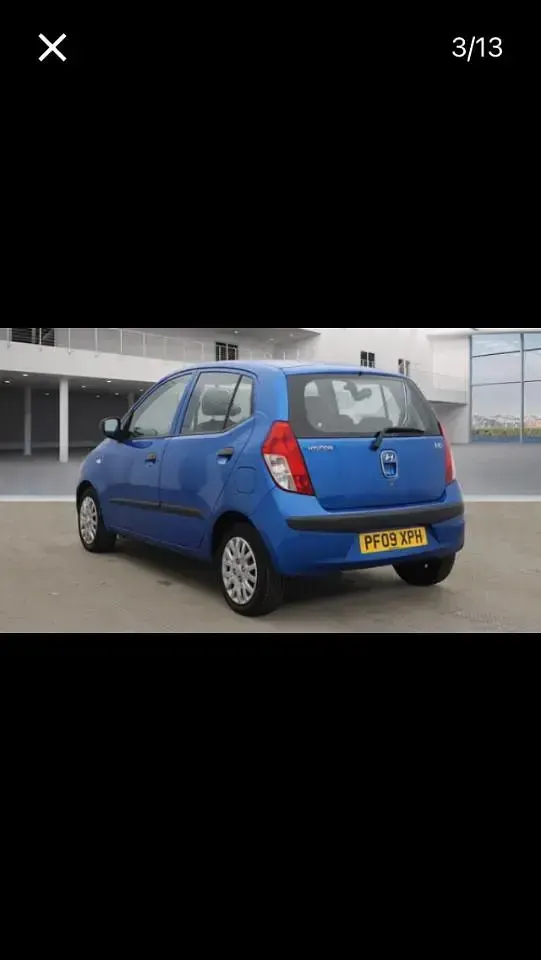 Used Hyundai i10 Classic 77 HP (56 kW) 2009 Blue Hatchback