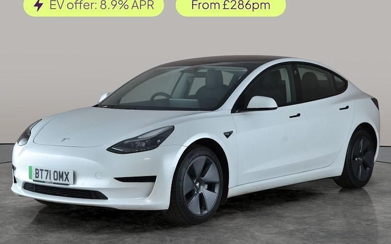 Used Tesla Model 3 Standard Range Plus 208 kW (283 HP) 2021 White Sedan