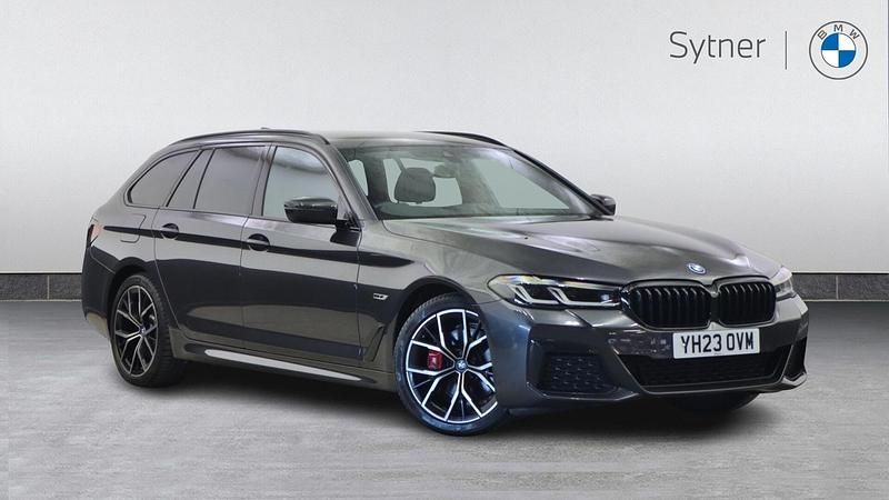 Grey Used 2023 BMW 530e M Sport Estate | £32,500 (A bit pricey) - Image 1/4