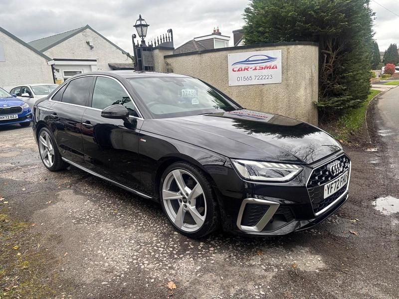 Used Audi A4 S-Line 150 HP (110 kW) 2022 Black Sedan