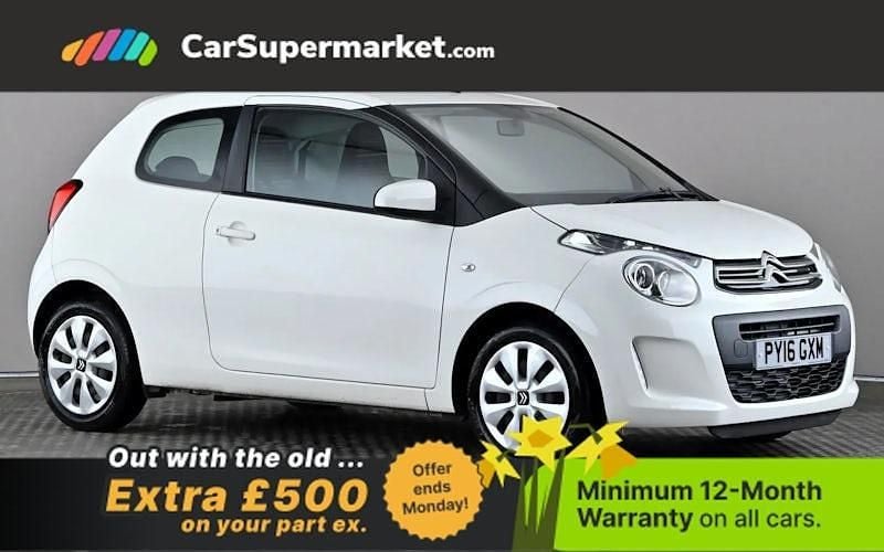 Used Citroën C1 Feel 68 HP (50 kW) 2016 White Hatchback