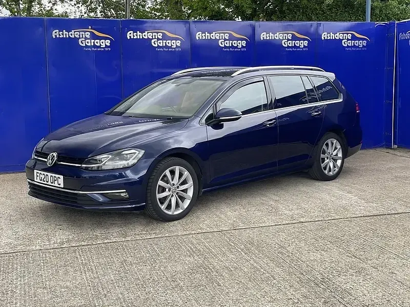 Used VW Golf VII GT 150 HP (110 kW) 2020 Blue Estate
