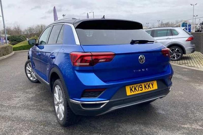 Used VW T-Roc SEL 150 HP (110 kW) 2019 Ravenna blue SUV