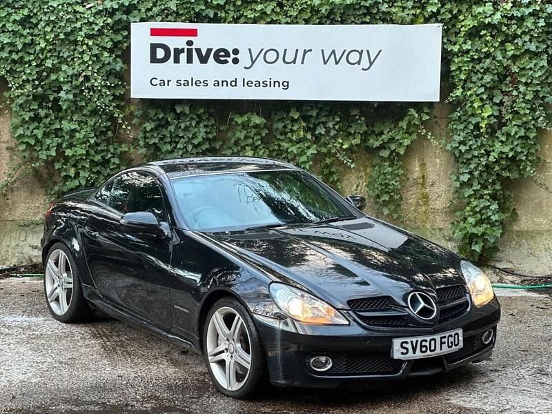 Black Used 2010 Mercedes SLK200 Cabriolet | £4,995 (Fair price) - Image 1/4