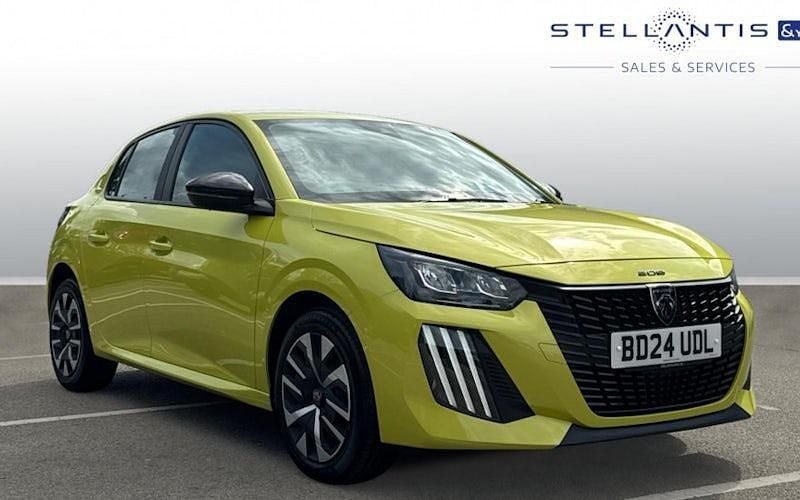 Yellow Used 2024 Peugeot 208 Active Hatchback | £13,932 (Good price) - Image 1/3