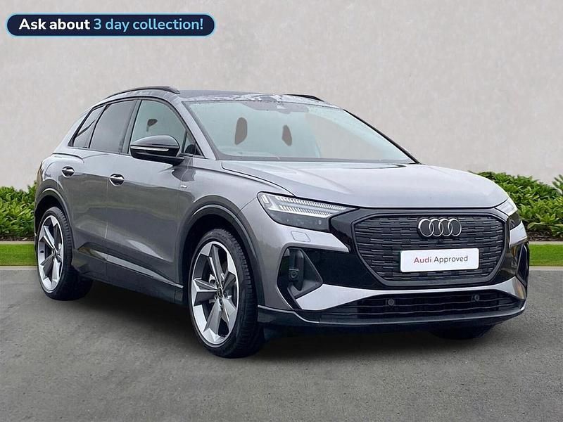 Grey Used 2025 Audi Q4 e-tron Black Edition SUV | £34,978 (Super price) - Image 1/4