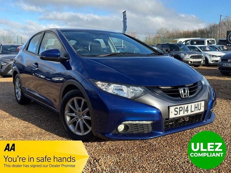 Blue Used 2014 Honda Civic ES Hatchback | £4,550 (Fair price) - Image 1/4