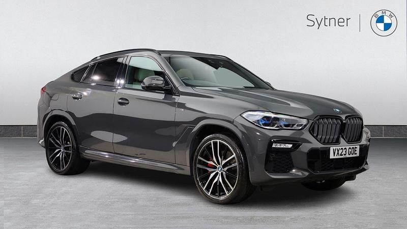 Grey Used 2023 BMW X6 M Sport SUV | £56,500 (A bit pricey) - Image 1/4