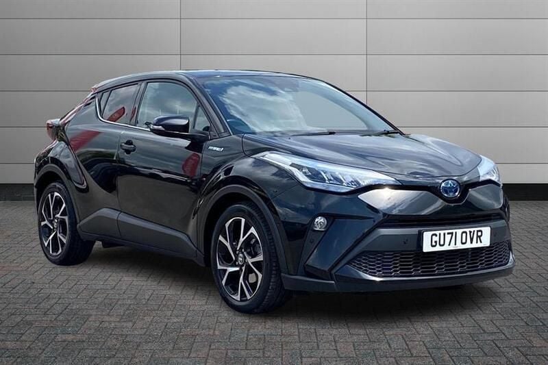Eclipse black Used 2021 Toyota C-HR Design SUV | £18,795 (Fair price) - Image 1/3